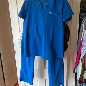 Blue Scrub Set